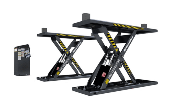 Mds-6lpf 6,000-lb. Capacity Ali Certified / Mid-rise Scissor Lift / Open Center / Flush Mount