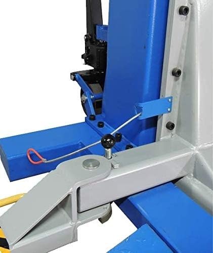 Ideal Mobile Single Column Automotive Lift- 6000lb Capacity Blue/Gray MSC-6KLP