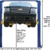 Atlas 9KOHX Overhead 9,000 lbs. Capacity 2 Post Lift