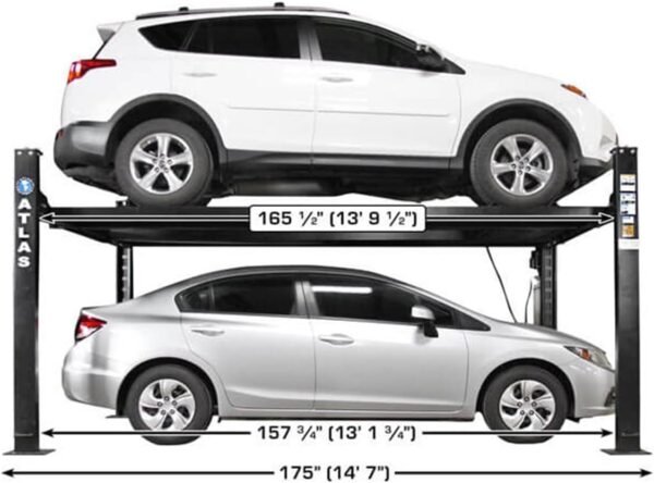 ATLAS APEX 8 ALI CERTIFIED 8,000 LB 4-POST LIFT