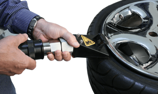 Ranger R76atr Tilt-back Tire Changer With Assist Tower - Yellow/gray