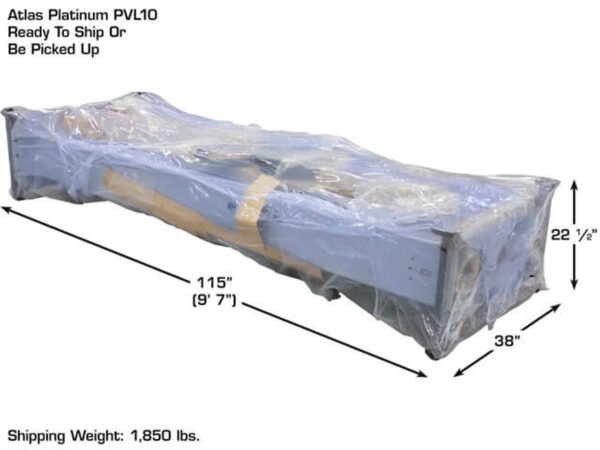 Atlas Platinum PVL-10 ALI Certified Two Post Lift 10,000 lbs. Capacity