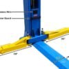 ATTD-BP10000X-11.jpg Atlas BP10000 Baseplate 10,000 lbs. Capacity 2 Post Lift (ATTD)