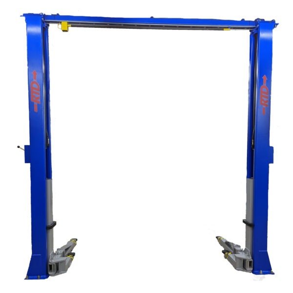 Race Tools Direct 11,000 lb. Direct Drive, Overhead 2 Post Lift- Bi-Symmetric Arms
