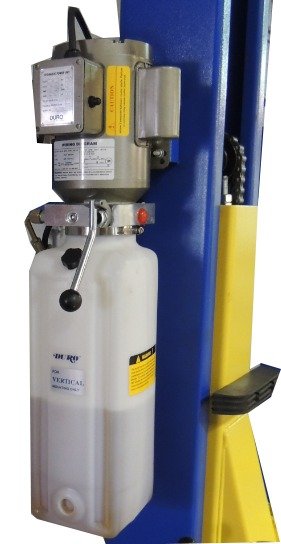 Race Tools Direct 9,000 lb. Capacity, Overhead 2 Post Lift – Asymmetric