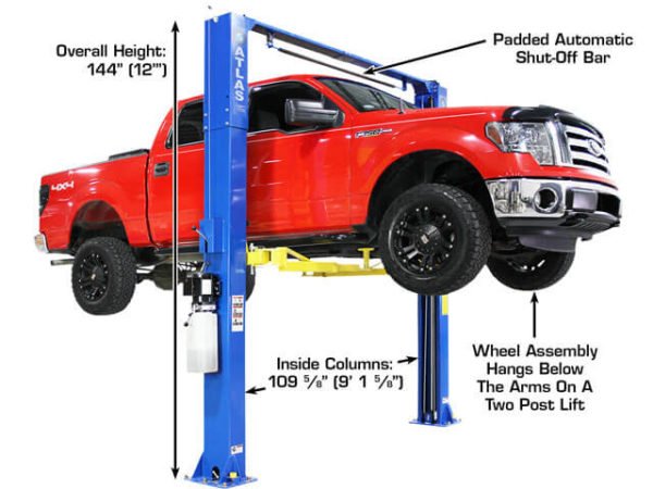 Atlas Pro-9D Overhead 9,000 lb. Capacity Direct Drive Premium 2 Post Lift