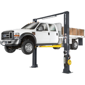 BendPak XPR-14CL-192 , 14,000 lb. capacity, ali certified clearfloor, triple-telescope arms-all four, Asymmetrical Lift