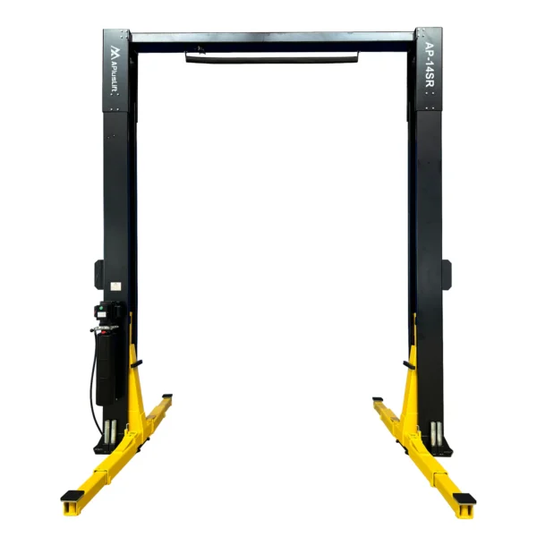 APlusLift 14,000LB 2-Post Overhead Single Release Direct Drive Car Lift with 3 Year Warranty – AP-14SR